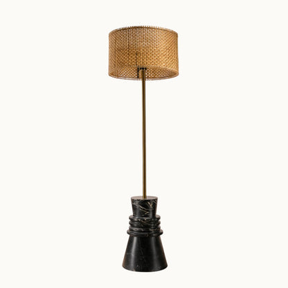 Frustum Ringed Lamp - Black