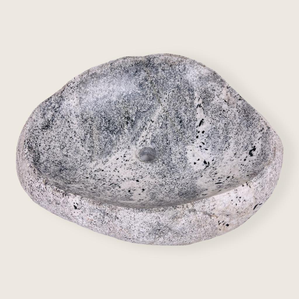 Grey Hued River Stone Sink