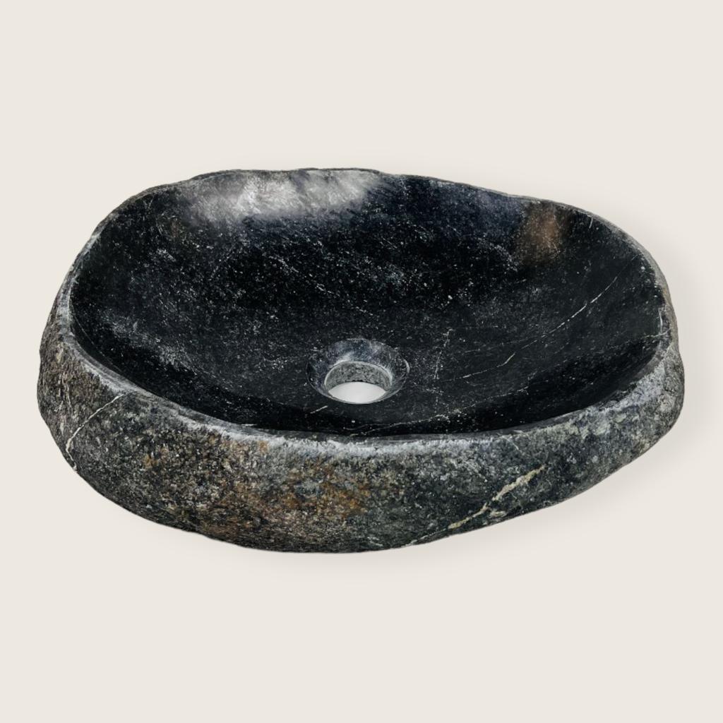 Midnight Blue River Stone Sink