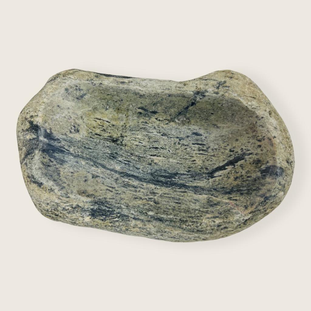 Riverstone Blue Lined Soap Dish