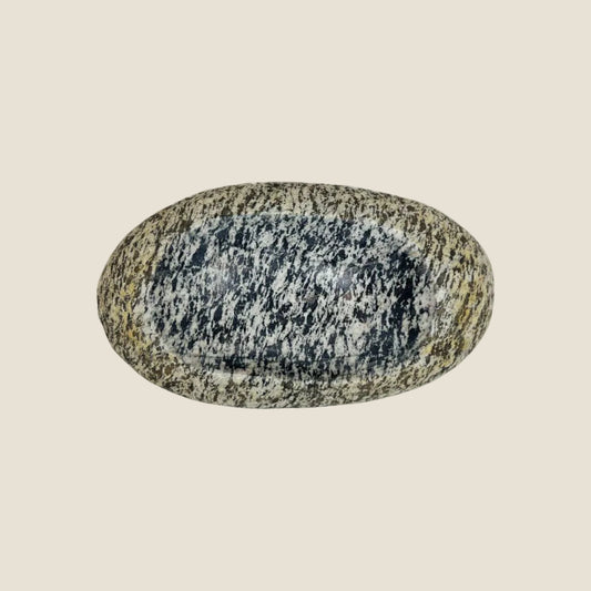 Grey White Splotched Soap Dish - Riverstone