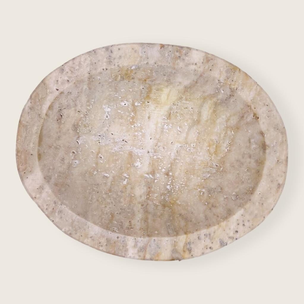 Raw Stone Tray - Travertine
