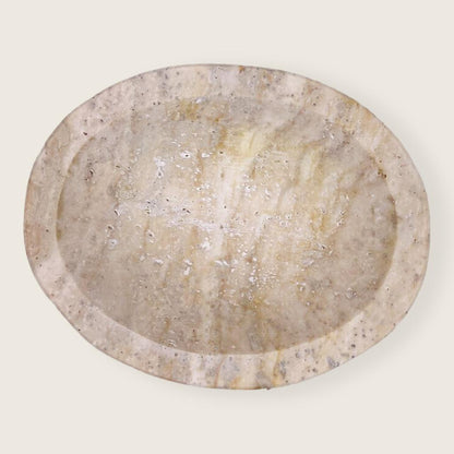 Raw Stone Tray - Travertine