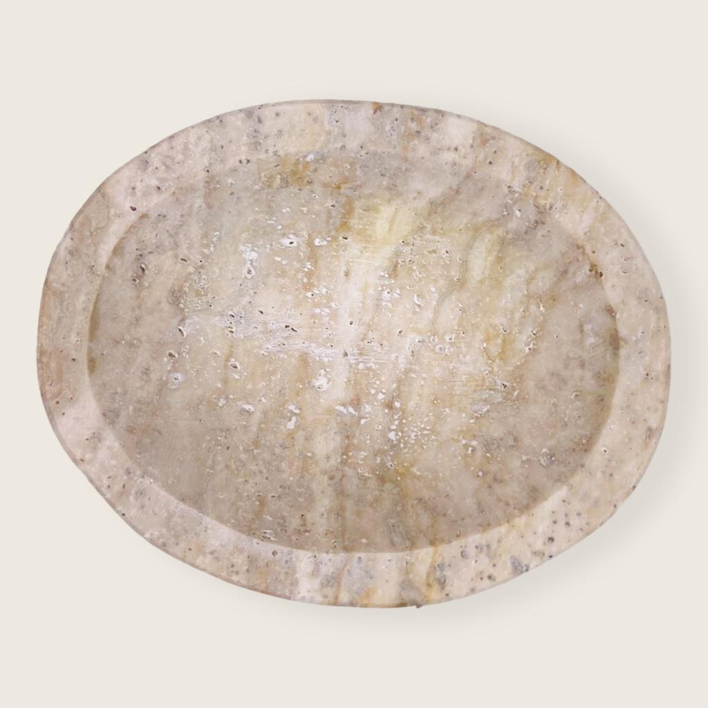 Travertine Grazed Soap Dish