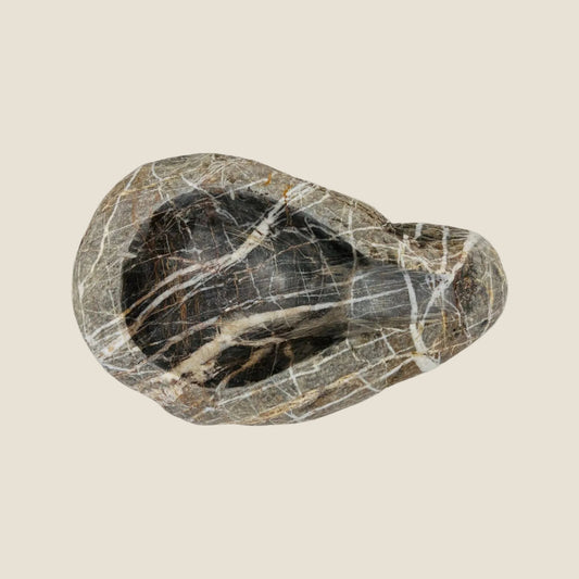 Brown Webbed Ash Tray - Riverstone