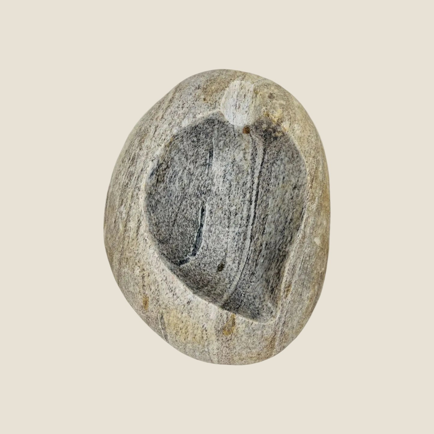 Tear Drop Ash Tray - River Stone