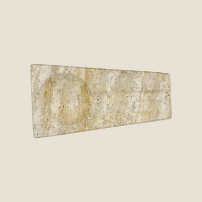 Minimal Marble Ash Tray - Travertine