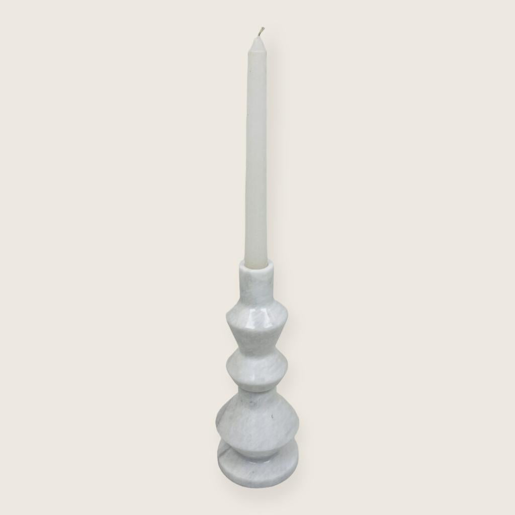 Layered Candle Stand - Gray