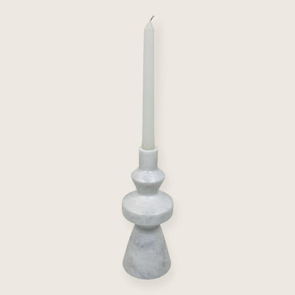 Bulged Ring Candle Stand - Gray
