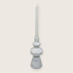 Bulged Ring Candle Stand - Gray