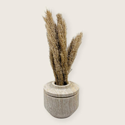 Assorted Vase - Travertine