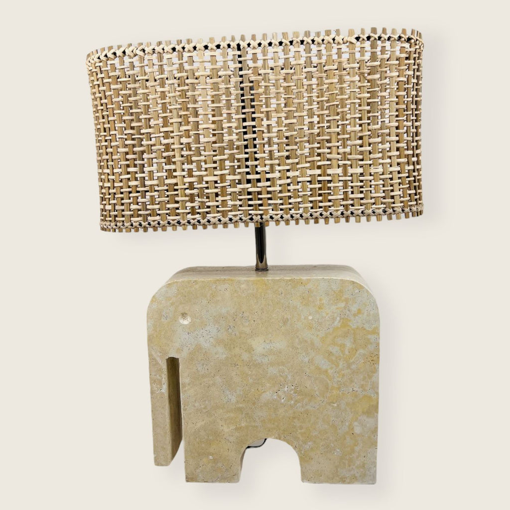 Elephant Stoned Table Lamp