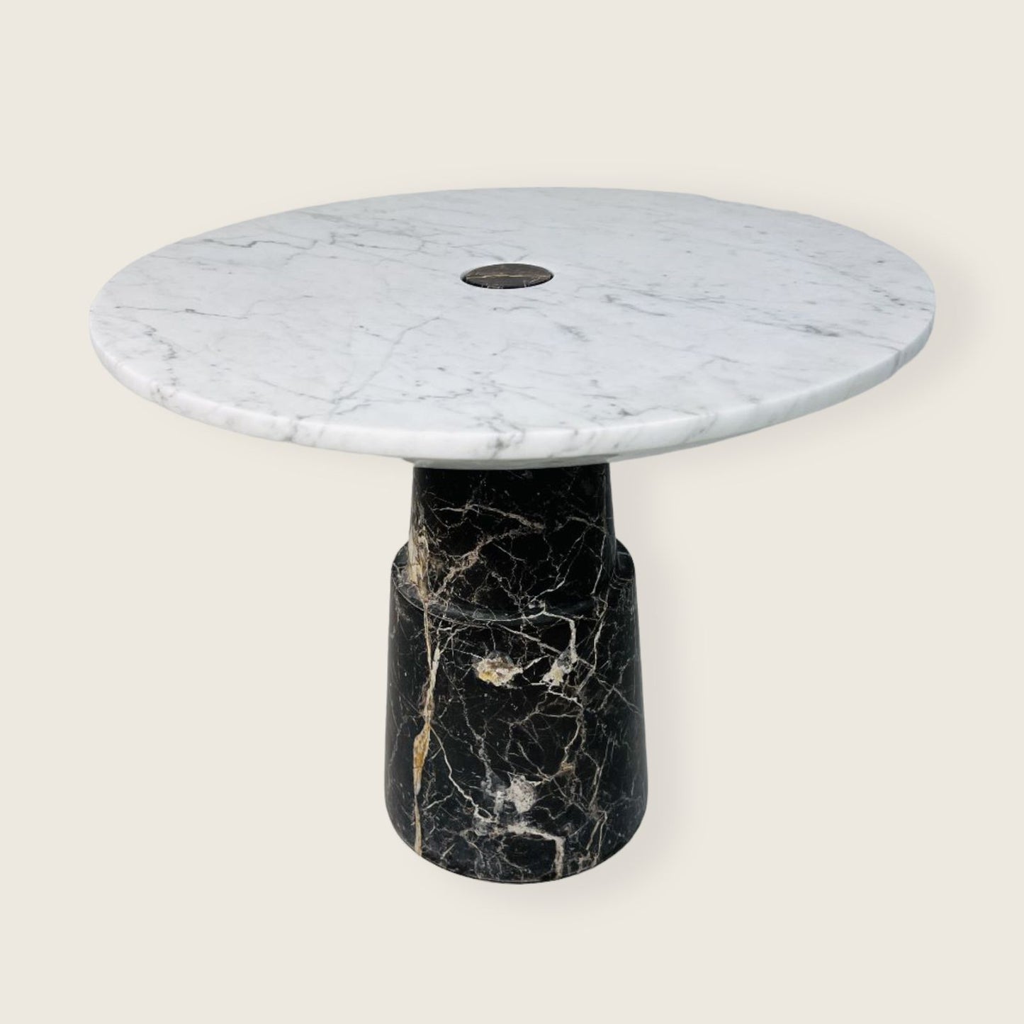 Marble Cake Stand - Black & Gray