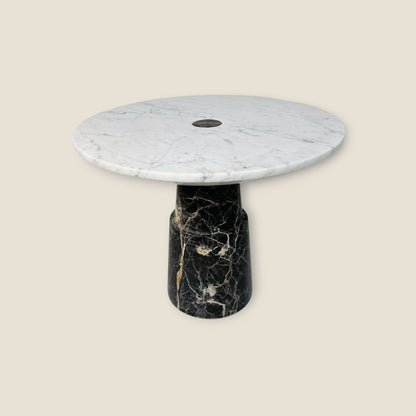 Marble Cake Stand - Black & Gray