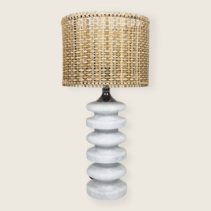 Vertebrae Table Lamp - Gray
