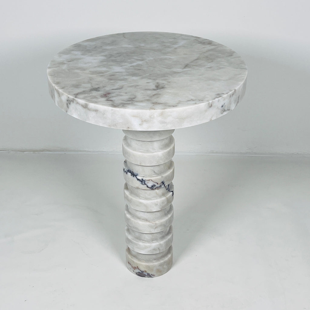 Grey Webbed Side Table