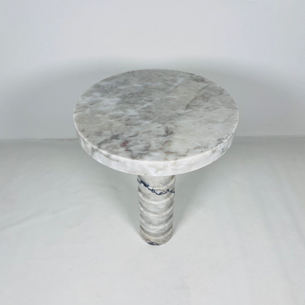 Grey Webbed Side Table