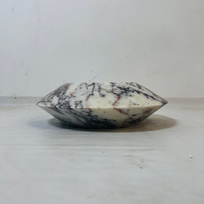Eclipse Marble Bowl - Red & White
