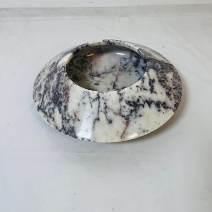 Eclipse Marble Bowl - Red & White