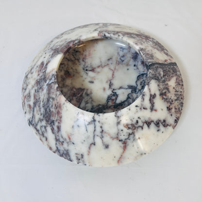 Eclipse Marble Bowl - Red & White