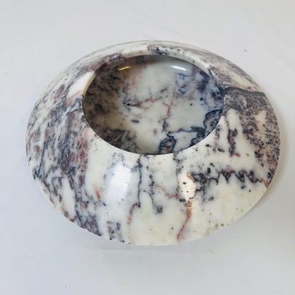 Eclipse Marble Bowl - Red & White