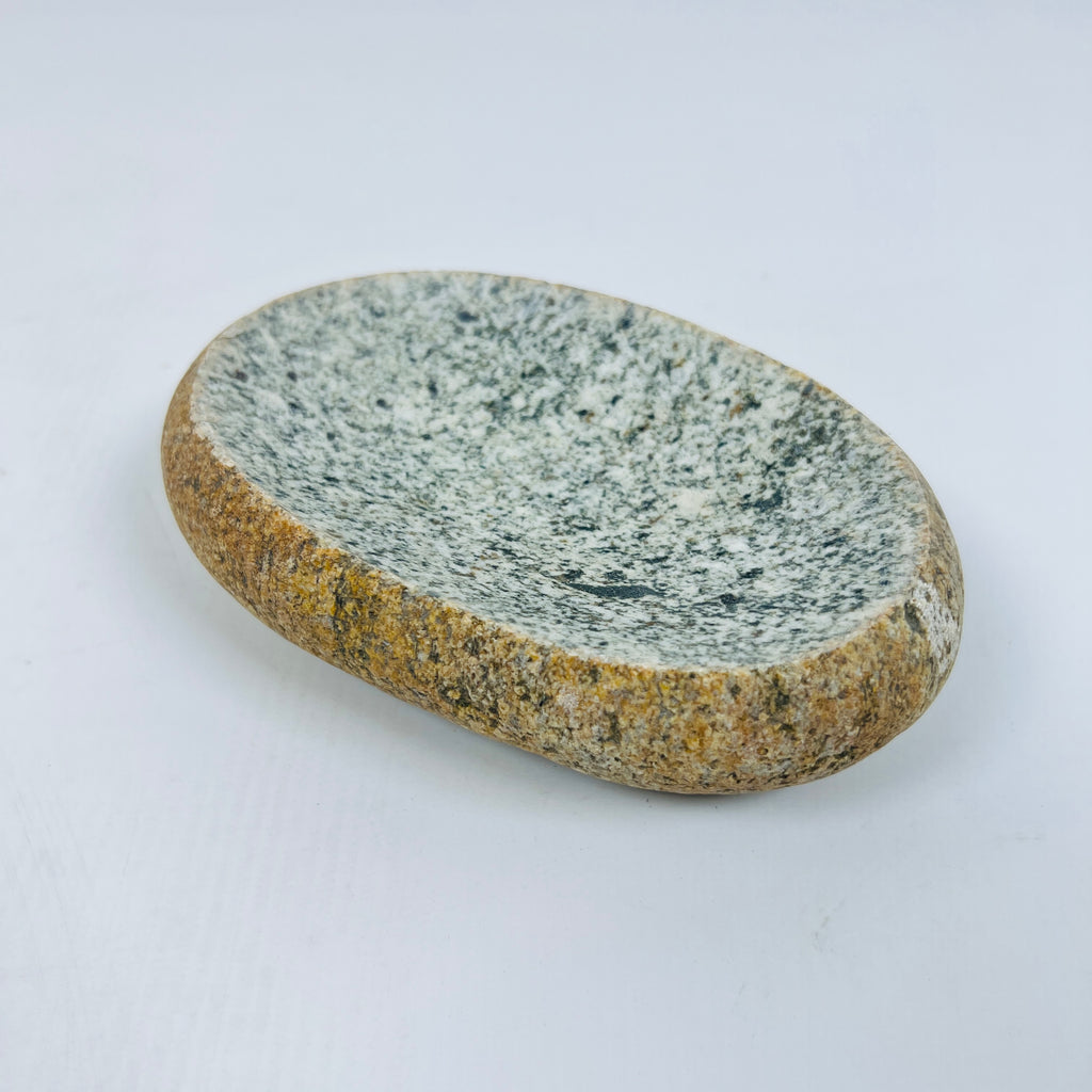 Riverstone Mustard Bottom Soap Dish