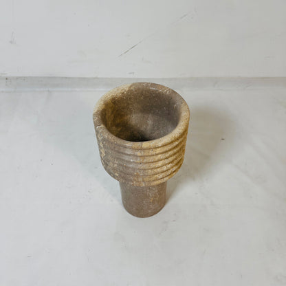 Echo Vase - Travertine