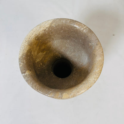 Echo Vase - Travertine
