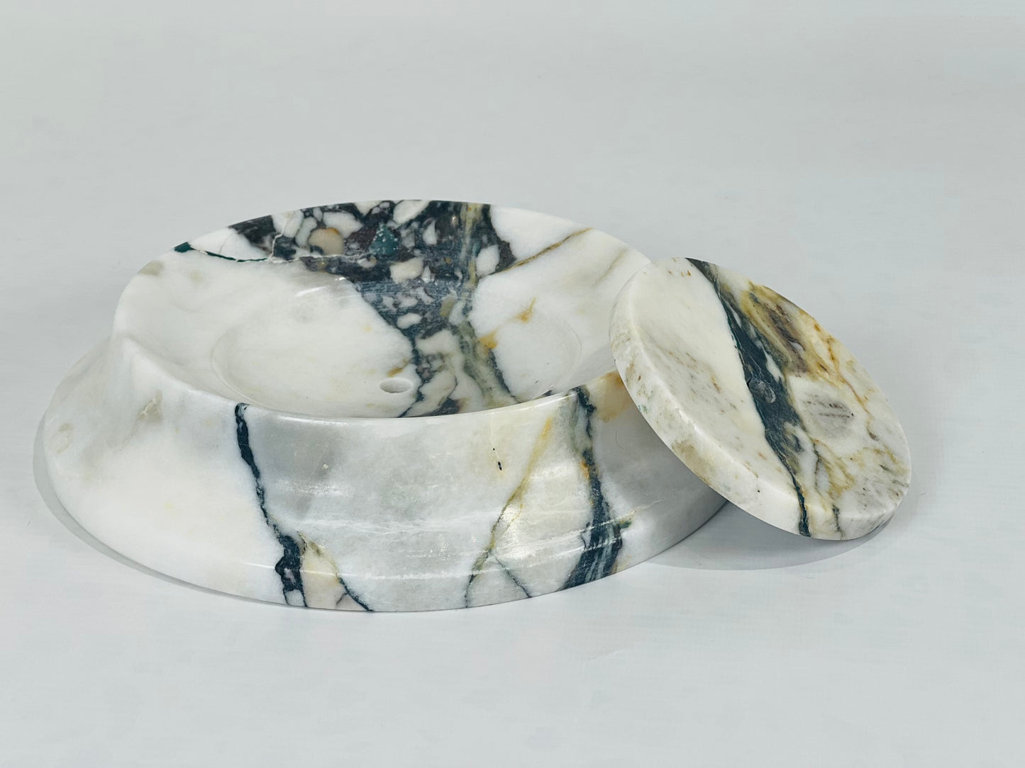Lidded Soap Dish - Green Commando