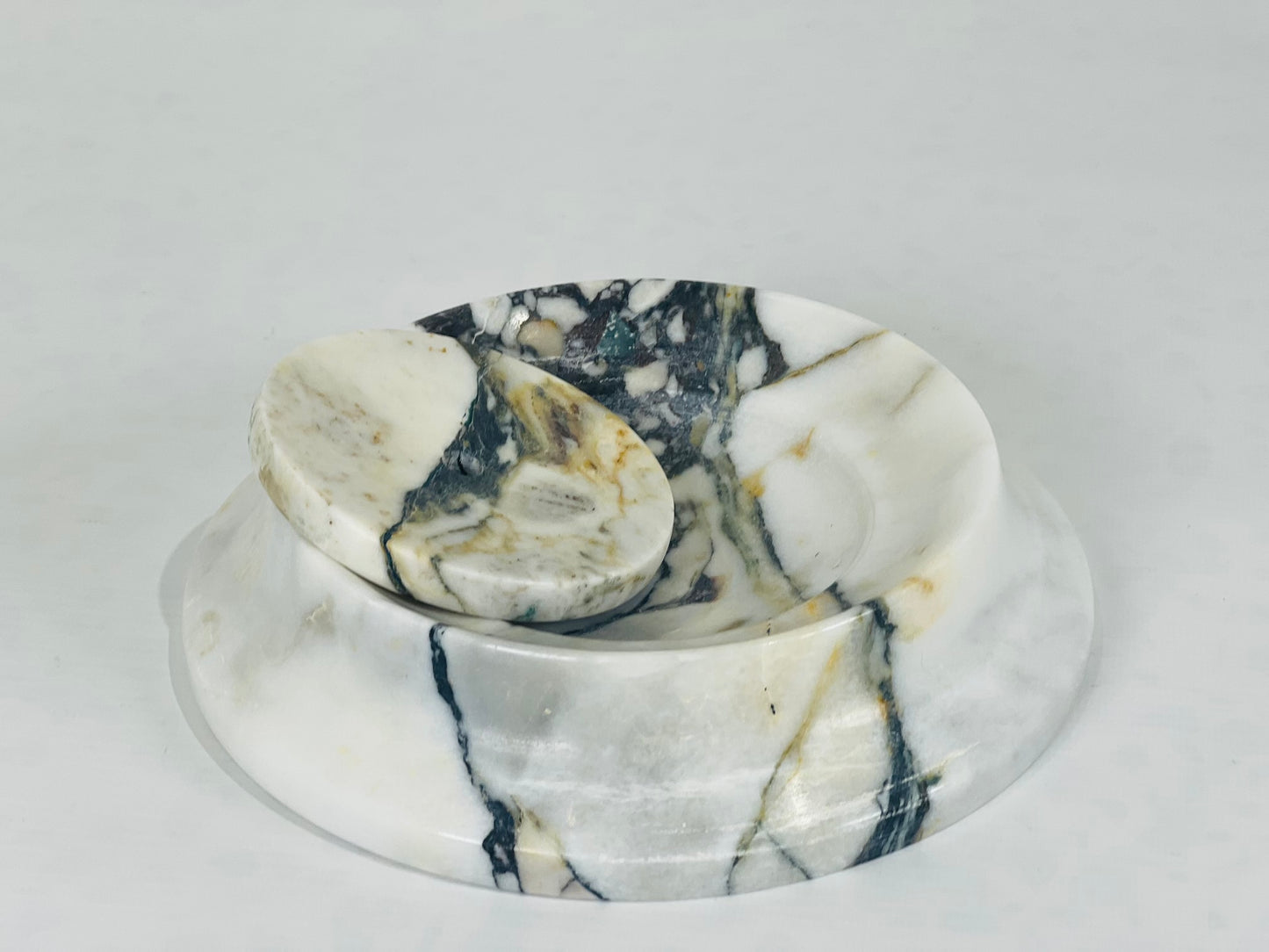 Lidded Soap Dish - Green Commando