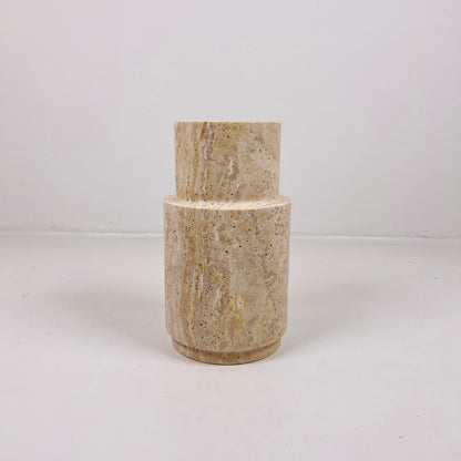 Tiered Vase - Travertine