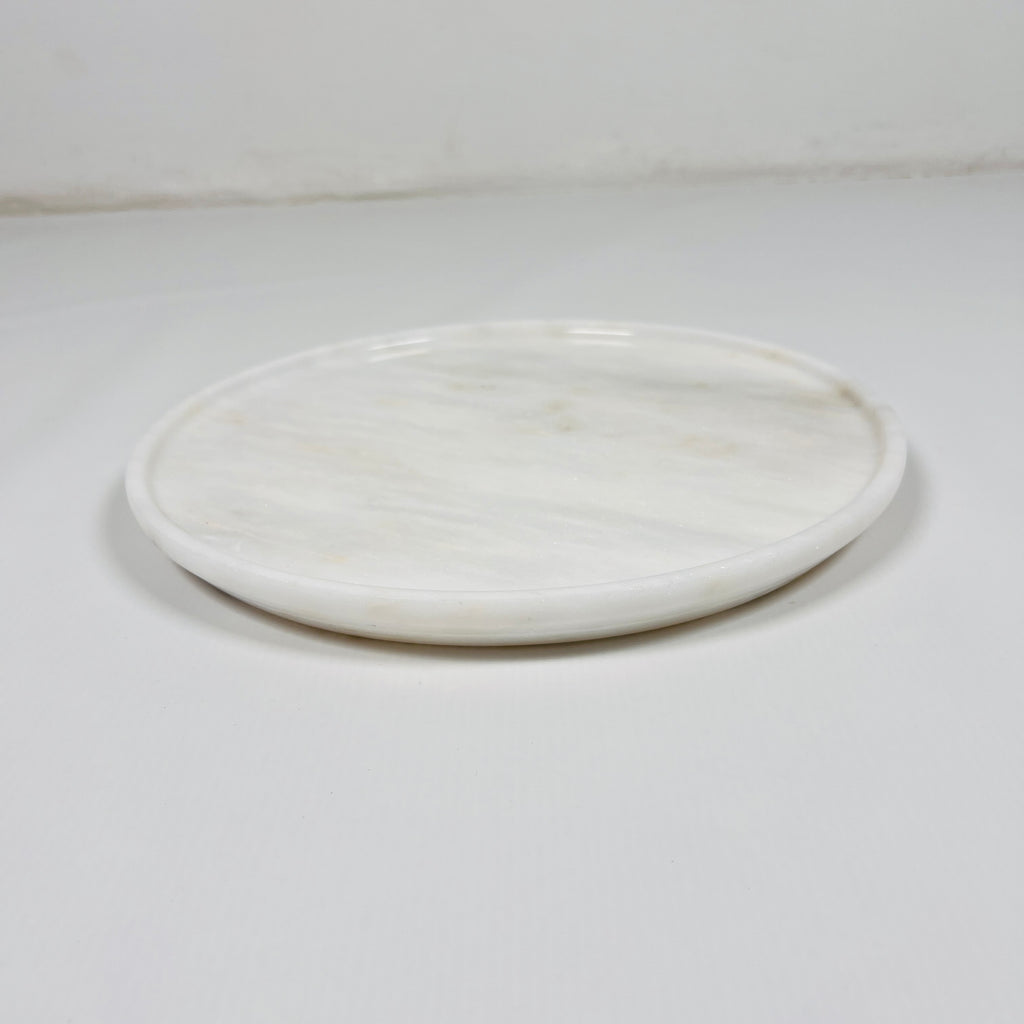 Cheetah White Brushed Plate