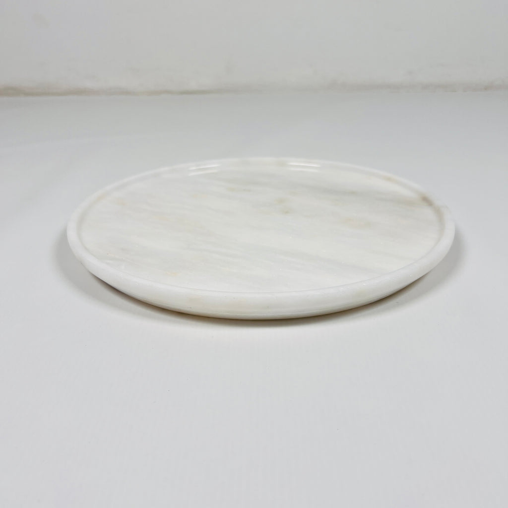 Cheetah White Brushed Plate