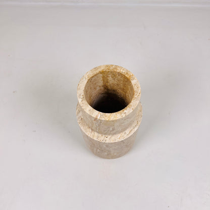 Tiered Vase - Travertine