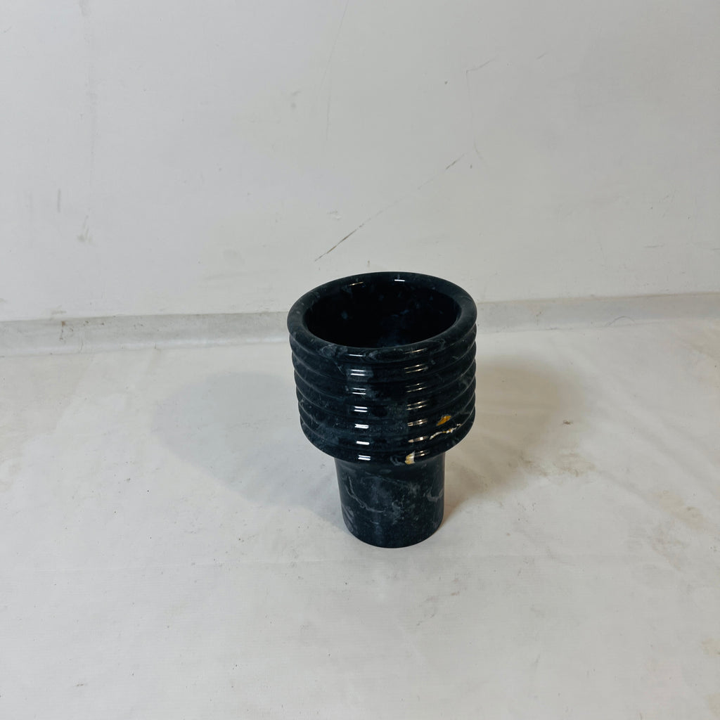 Silky Blue Crest Vase