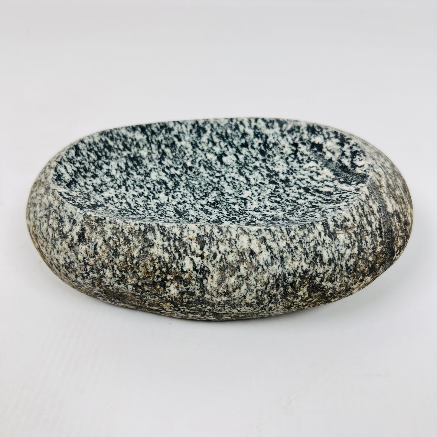 White Speckled Soap Dish - Riverstone