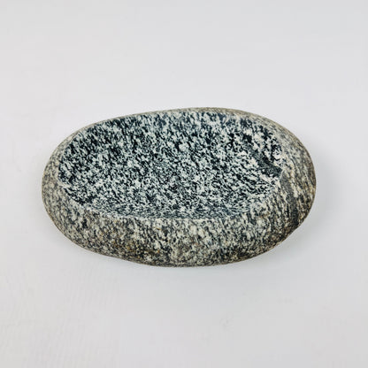 White Speckled Soap Dish - Riverstone