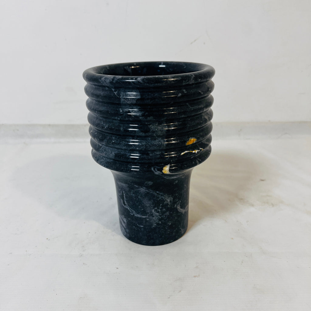 Silky Blue Crest Vase