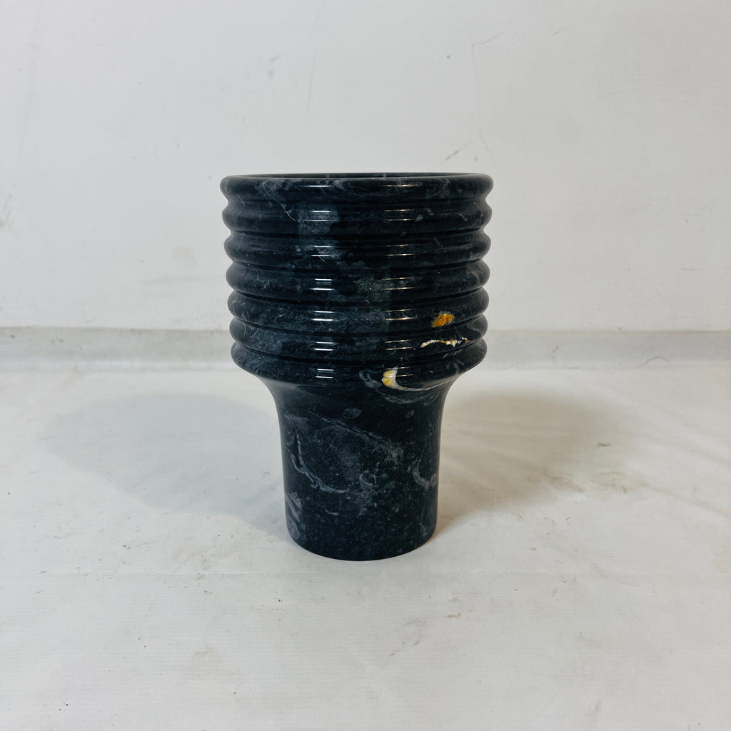 Silky Blue Crest Vase