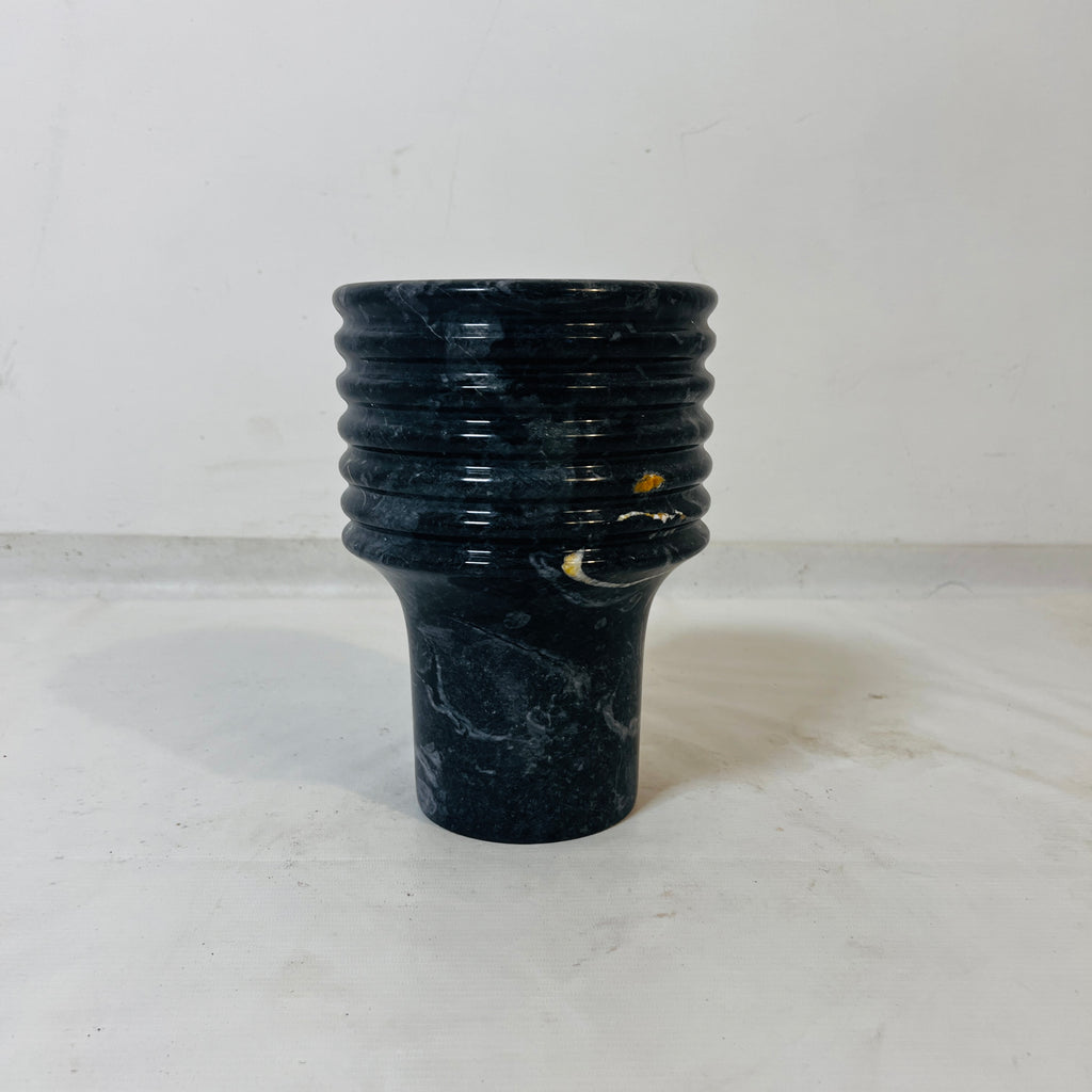 Silky Blue Crest Vase
