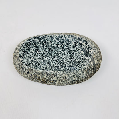 White Speckled Soap Dish - Riverstone