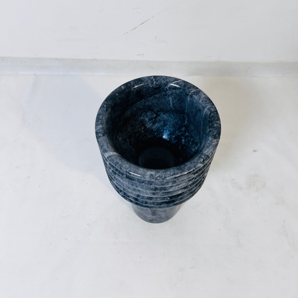Obsidian Flow Vase