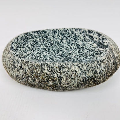 White Speckled Soap Dish - Riverstone