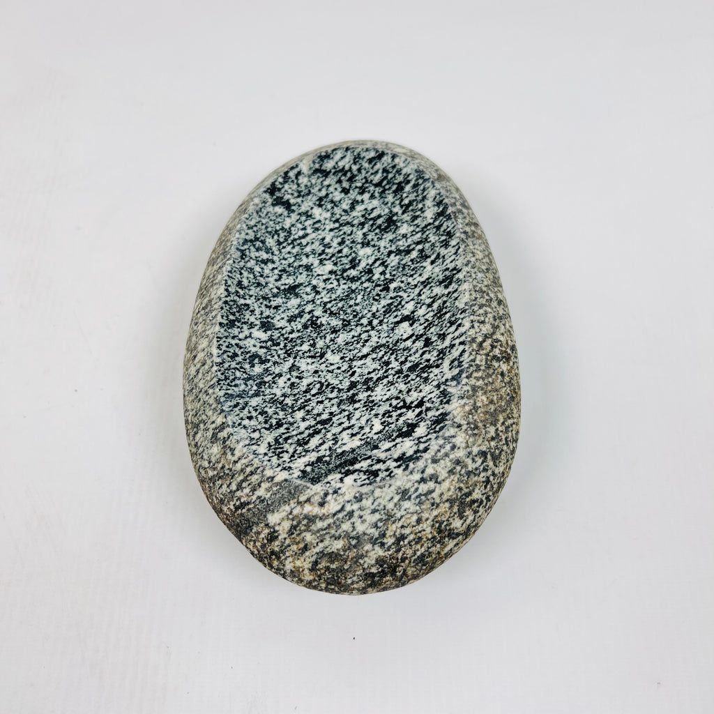 Riverstone White Speckled Soap Dish