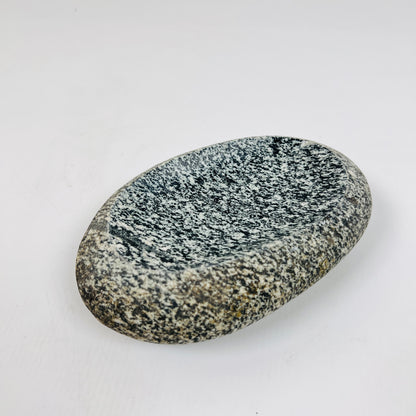 White Speckled Soap Dish - Riverstone