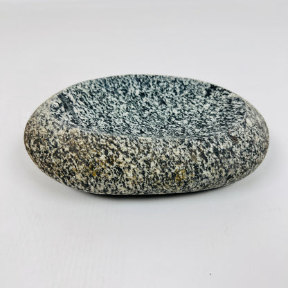 White Speckled Soap Dish - Riverstone