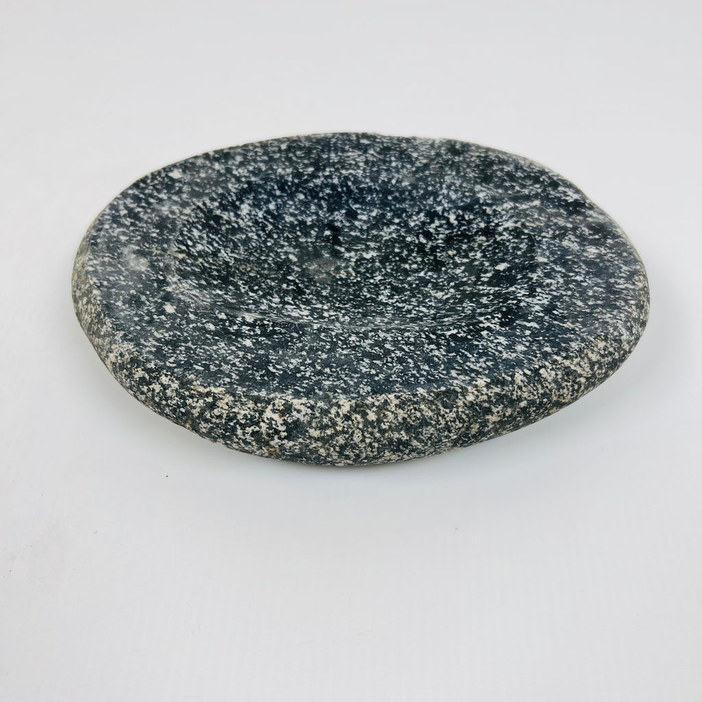 Riverstone Dark Grey Speckled Soap Dish