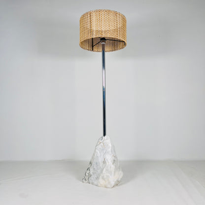 Chiseled Floor Lamp - Gray Commando