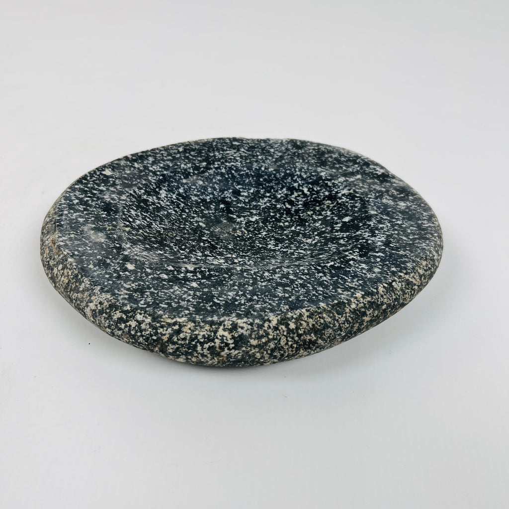 Riverstone Dark Grey Speckled Soap Dish