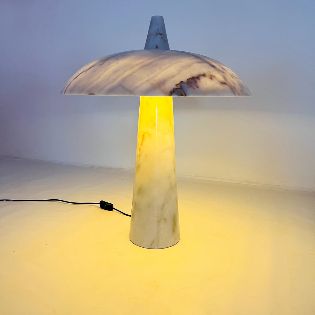 Horn Dome Marble Table Lamp